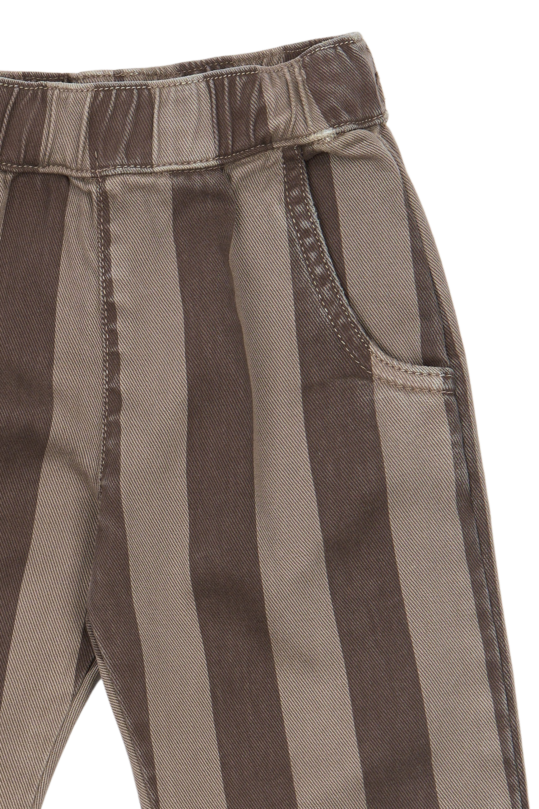 TNSTYlas Baggy Pants Taupe Gray Striped TN - 3