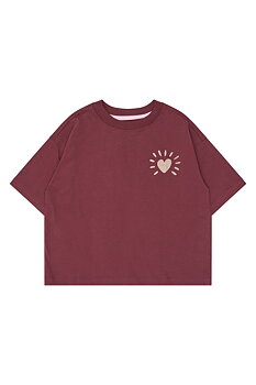 TNVioletta OS SS Tee Burgundy TN