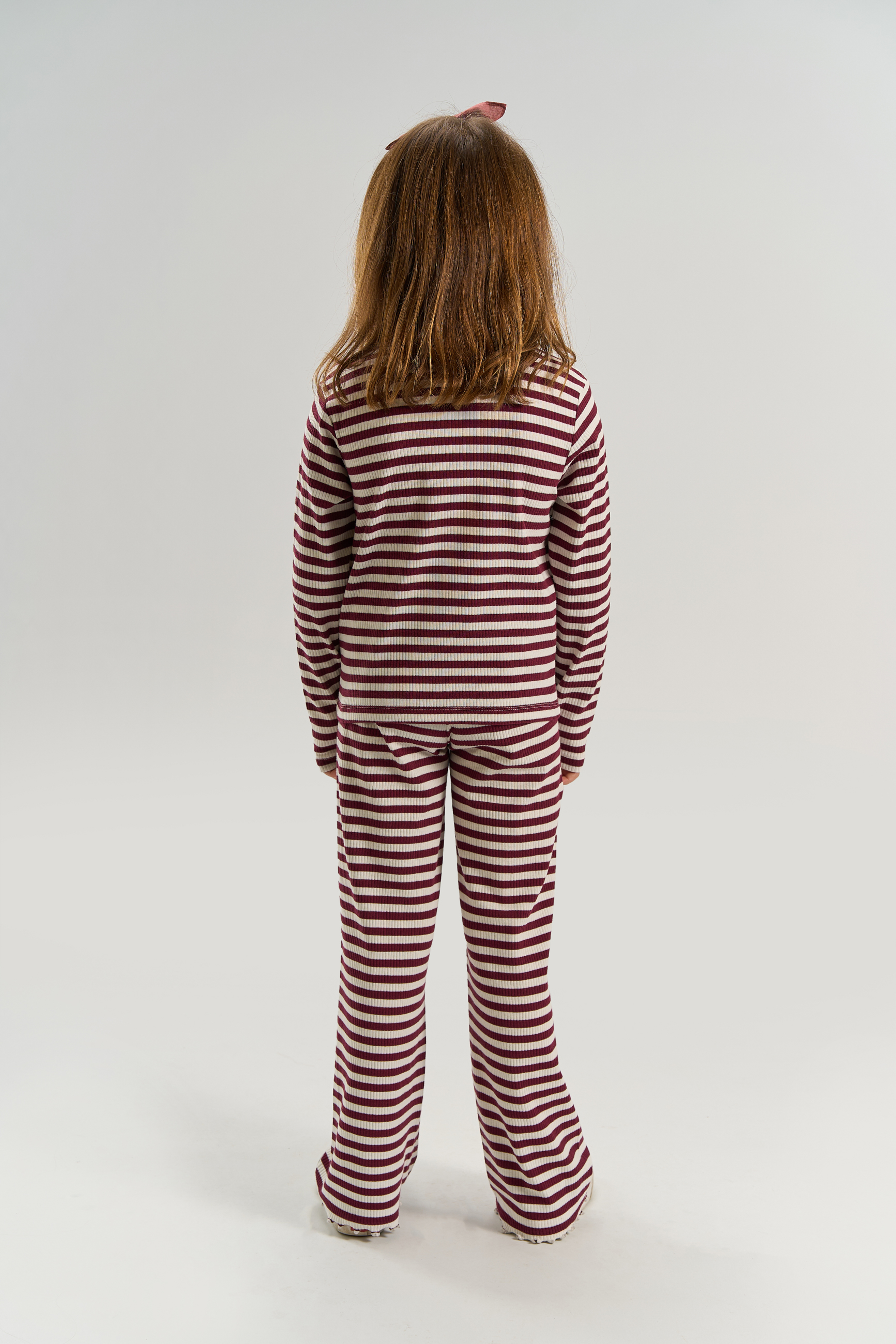TNMoore LS Rib Cardigan Gardenia Striped - 5