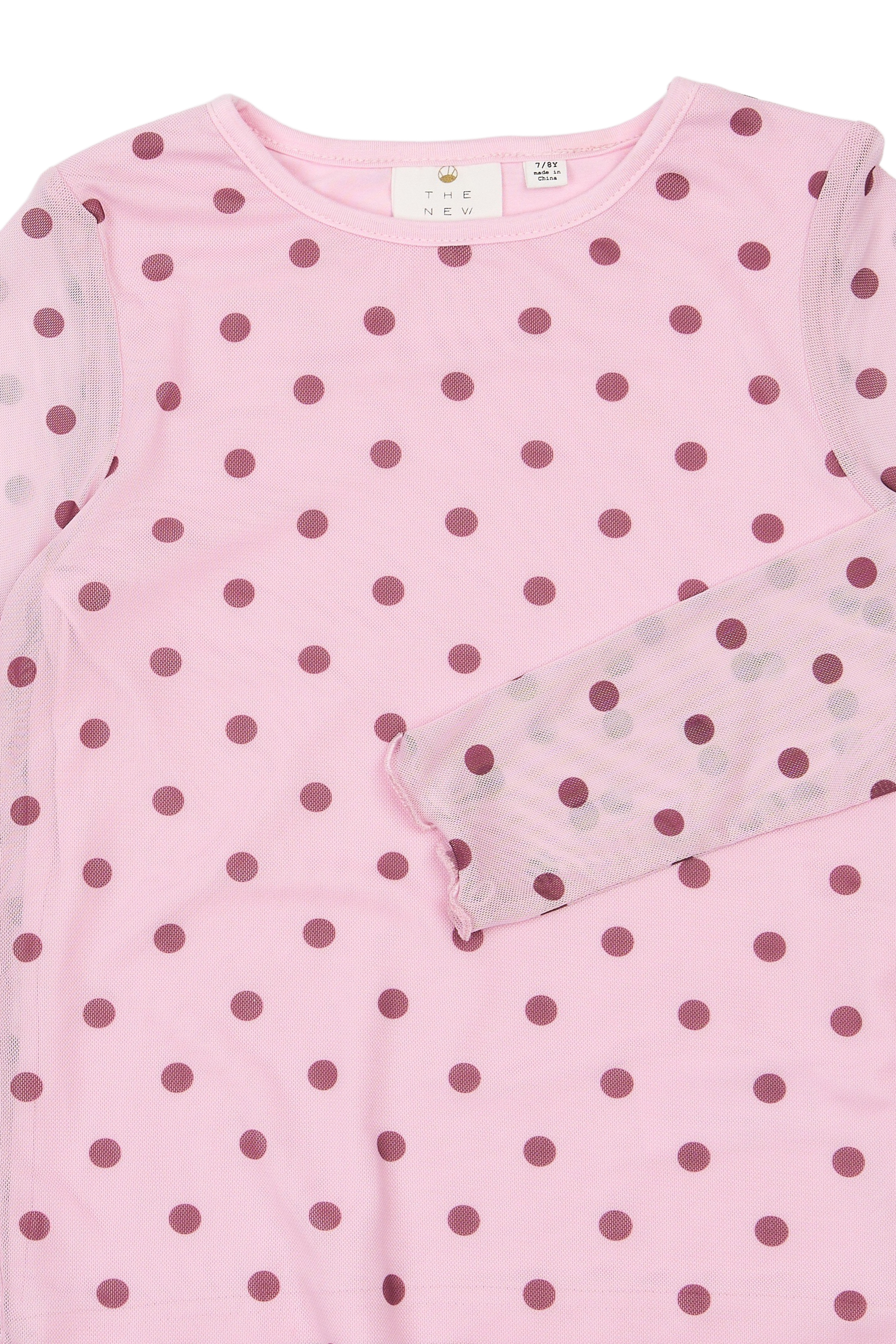 TNVandelia LS Mesh Tee Pink Lavender AOP TN - 3