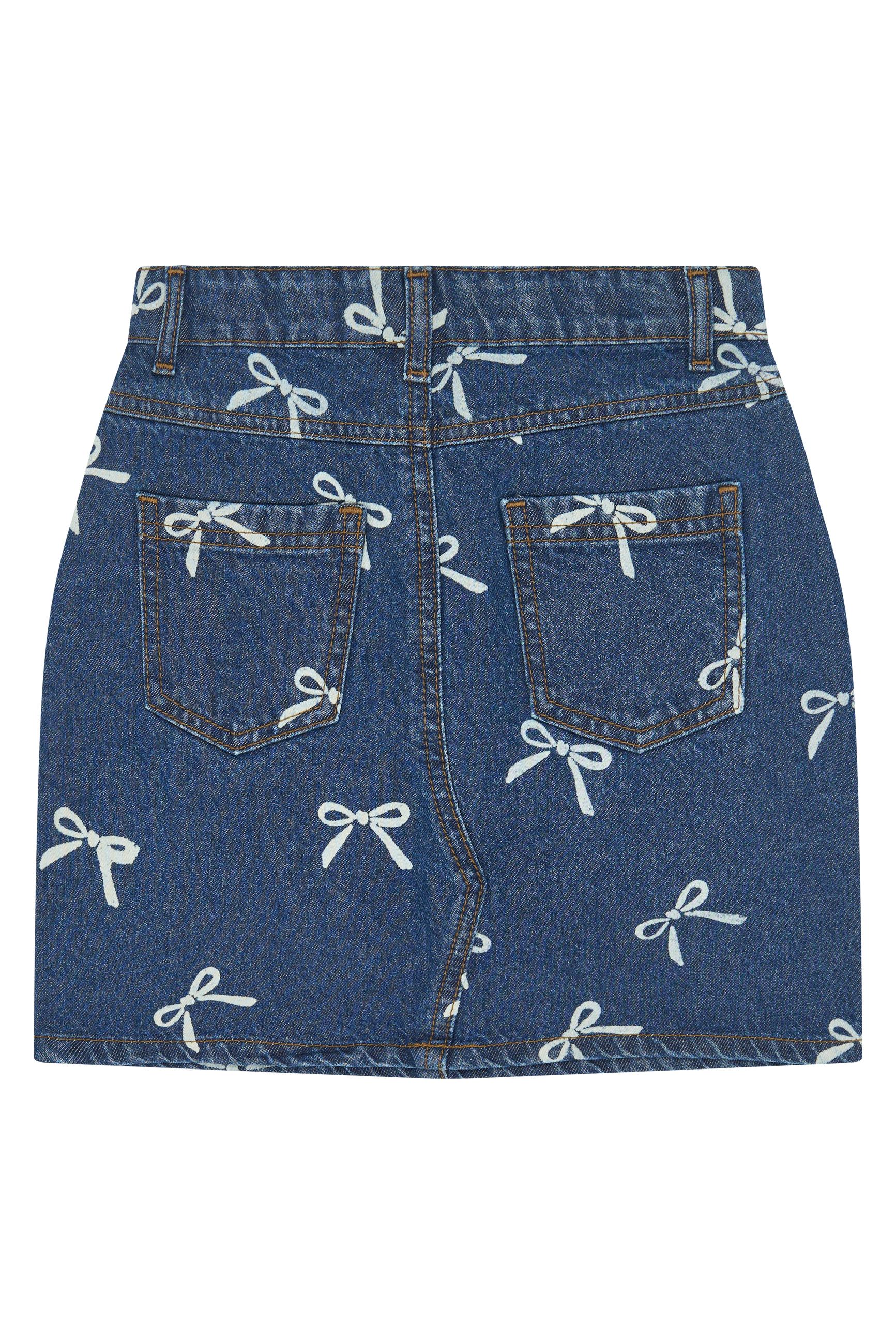 TNVirginia Denim Skirt Medium Blue Denim AOP - 2