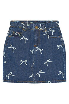 TNVirginia Denim Skirt Medium Blue Denim AOP