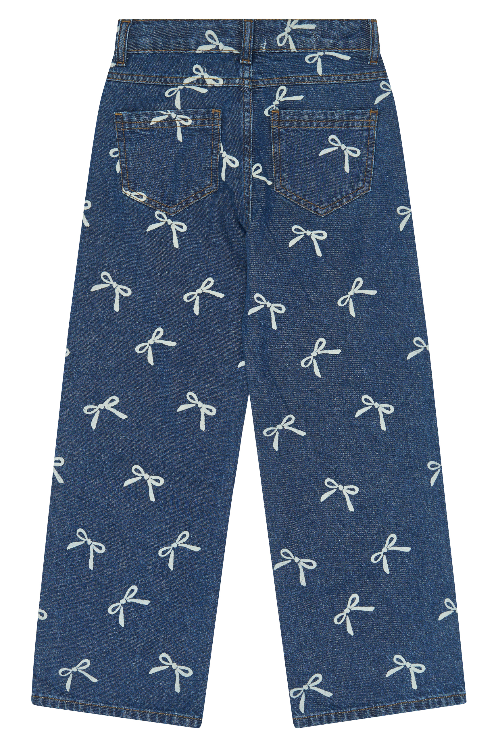 TNVirginia Wide Fit Jeans Medium Blue Denim AOP - 2