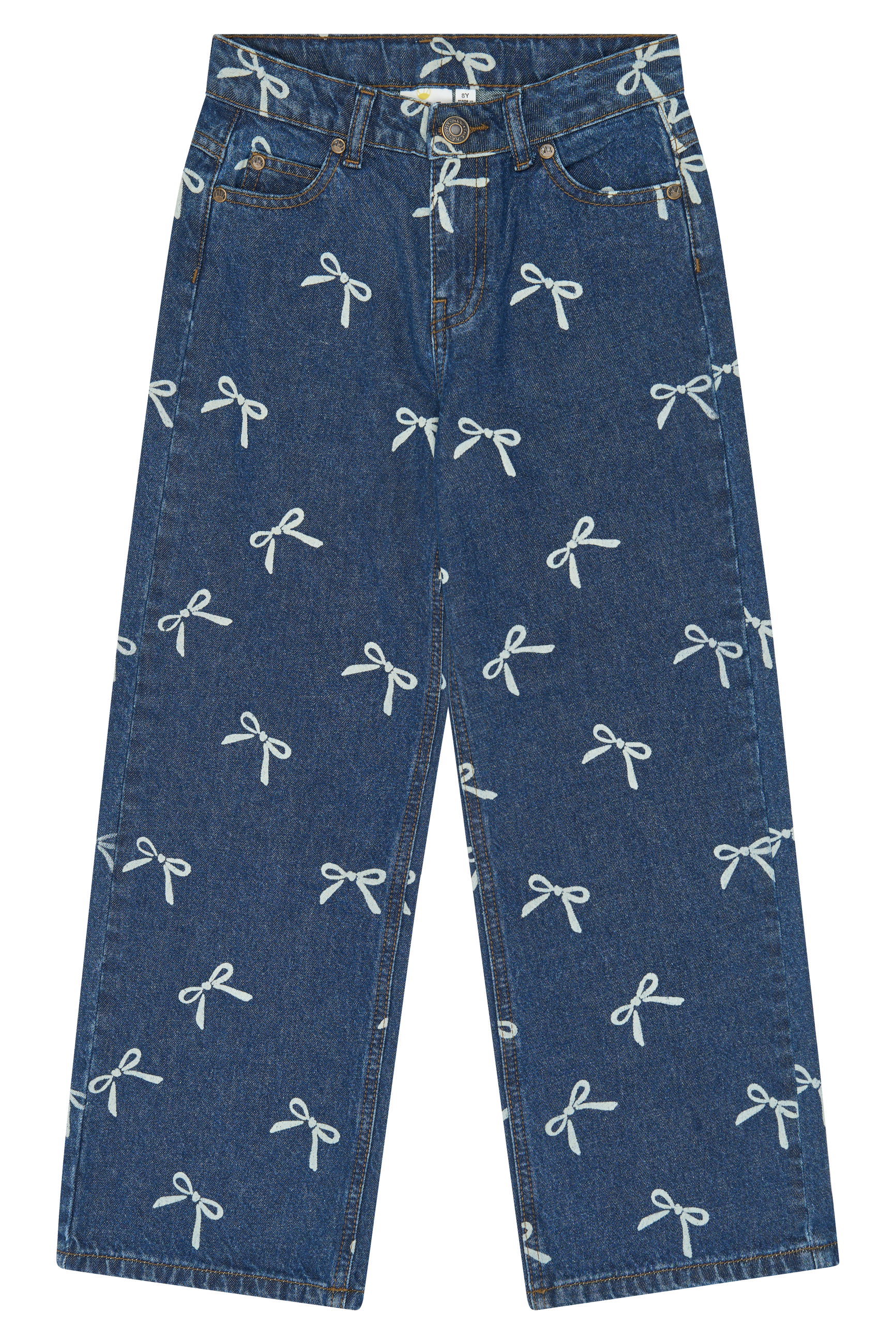 TNVirginia Wide Fit Jeans Medium Blue Denim AOP