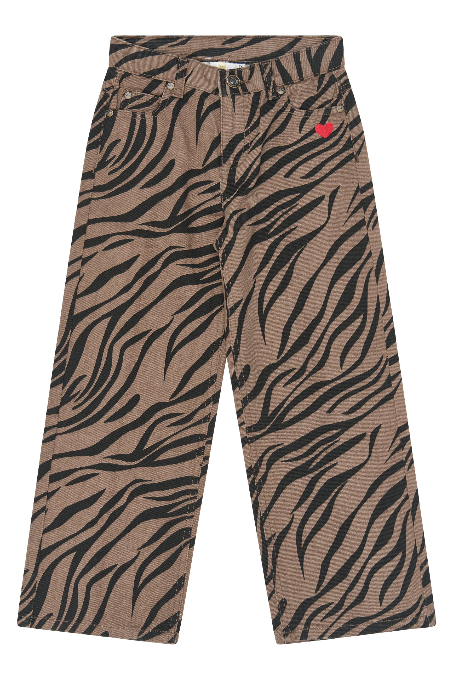 TNVanya Wide Fit Jeans Taupe Gray AOP TN