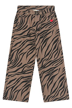 TNVanya Wide Fit Jeans Taupe Gray AOP TN