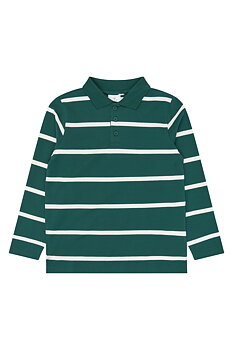 TNVuk LS Pique Polo June Bug Striped