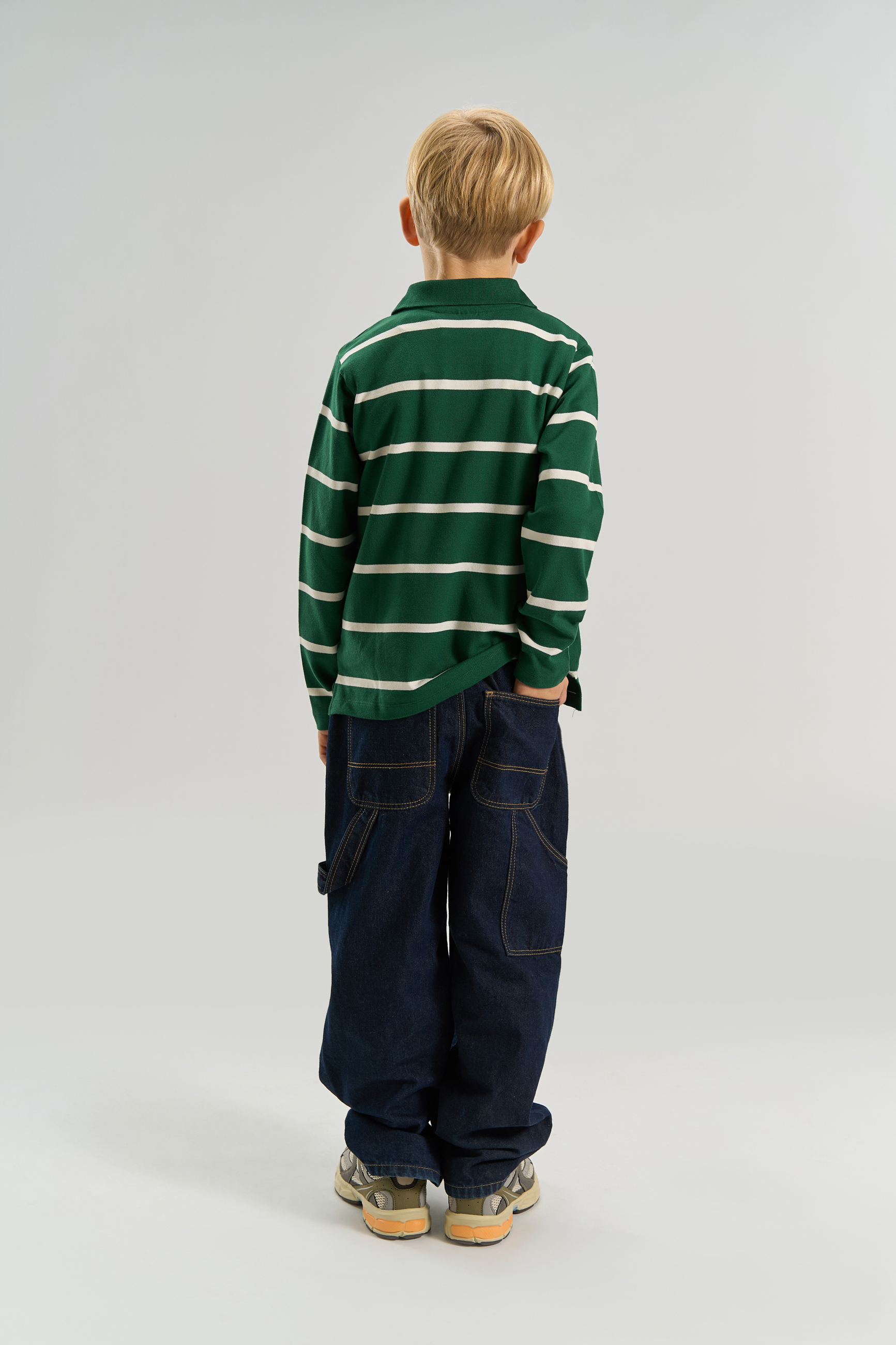 TNVuk LS Pique Polo June Bug Striped - 5