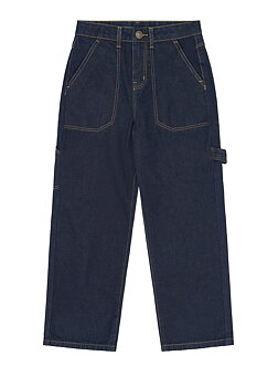 TNBern Baggy Fit Worker Jeans Unwashed Blue Denim