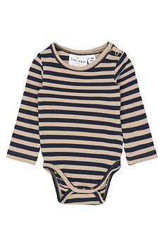 TNSBFro LS Rib Body Navy Blazer Striped