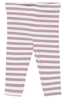 TNSBFro Rib Leggings Elderberry-Gardenia Striped TN