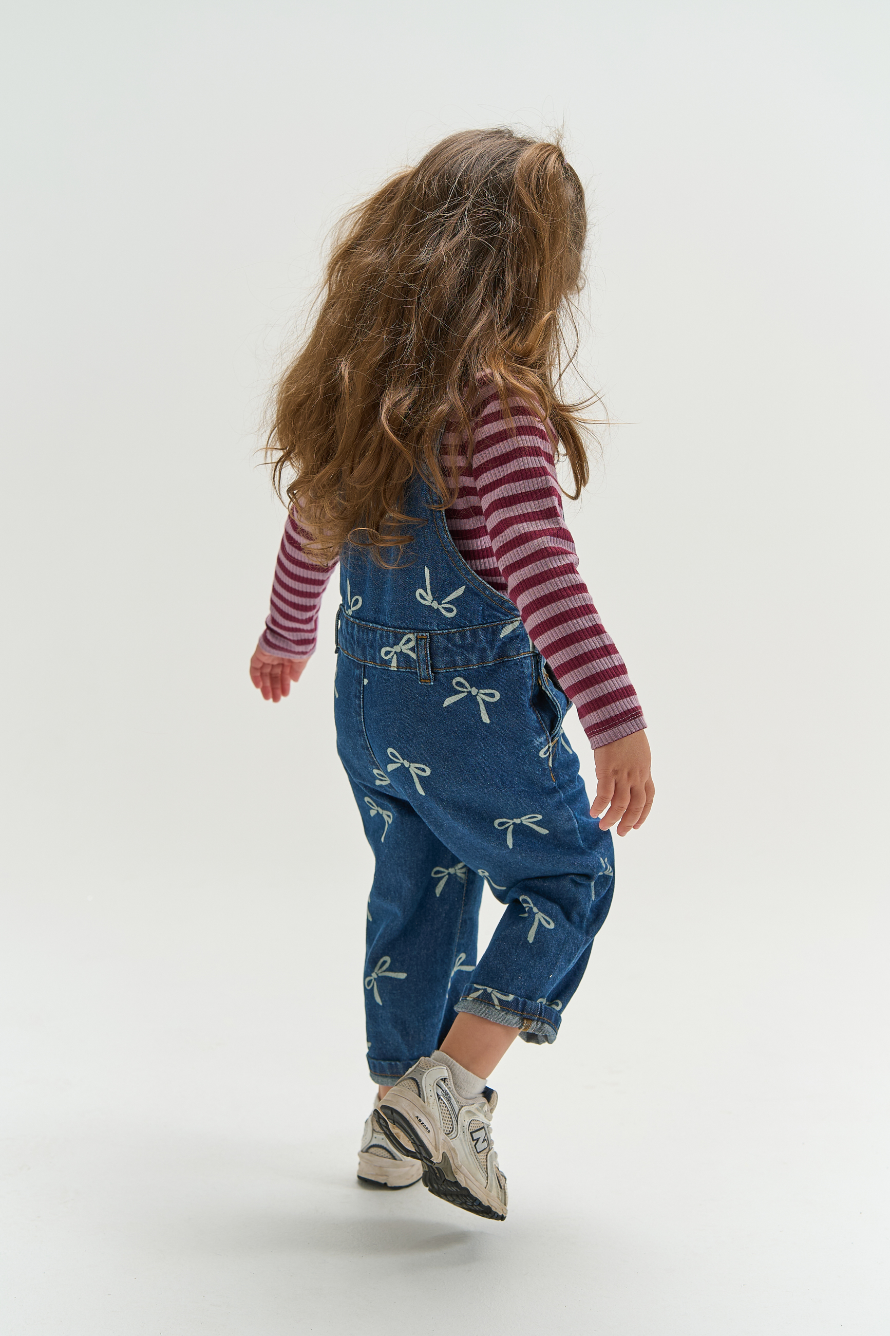 TNSTVinaya Denim Dungarees Medium Blue Denim AOP - 5