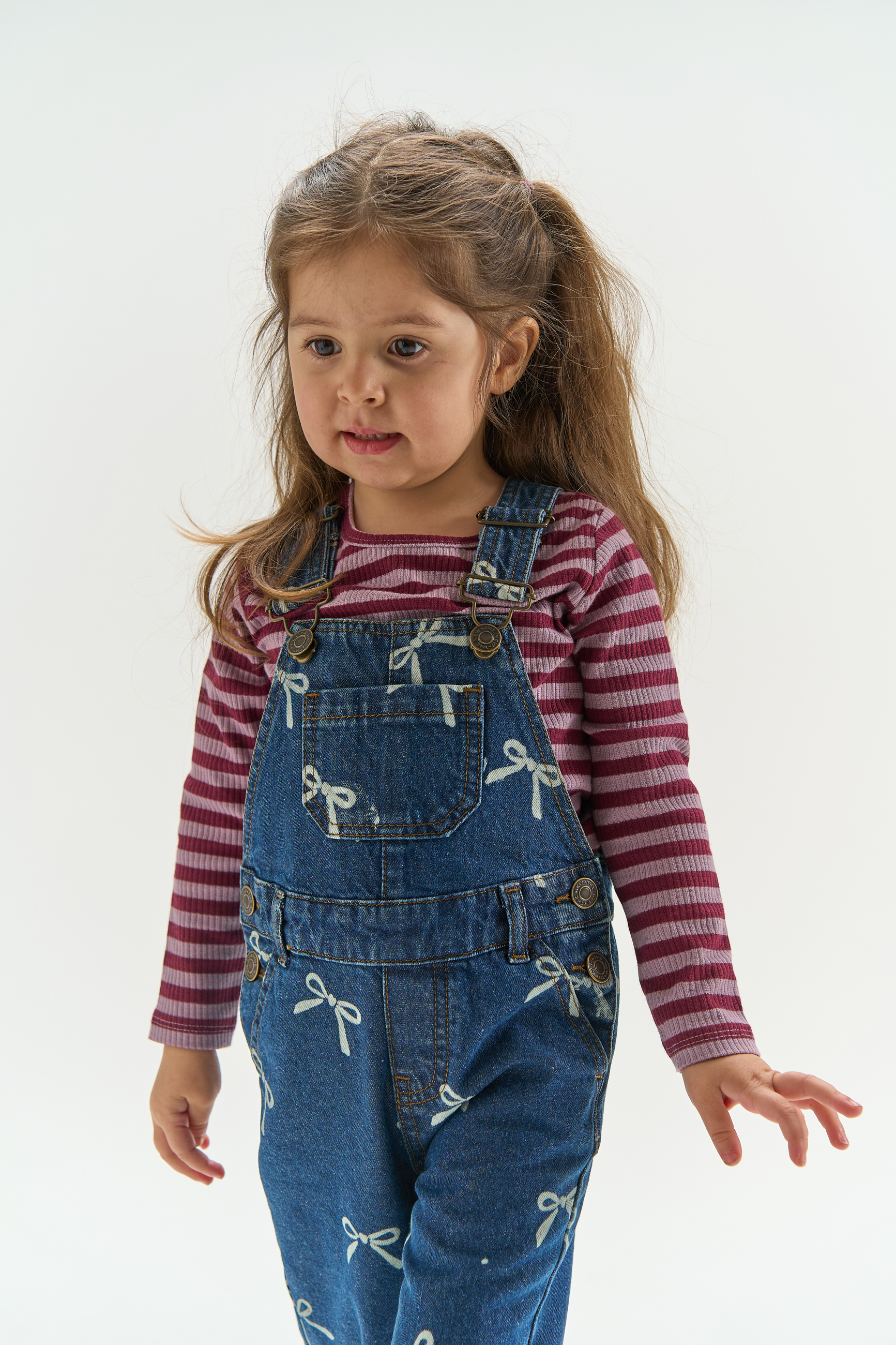 TNSTVinaya Denim Dungarees Medium Blue Denim AOP - 6