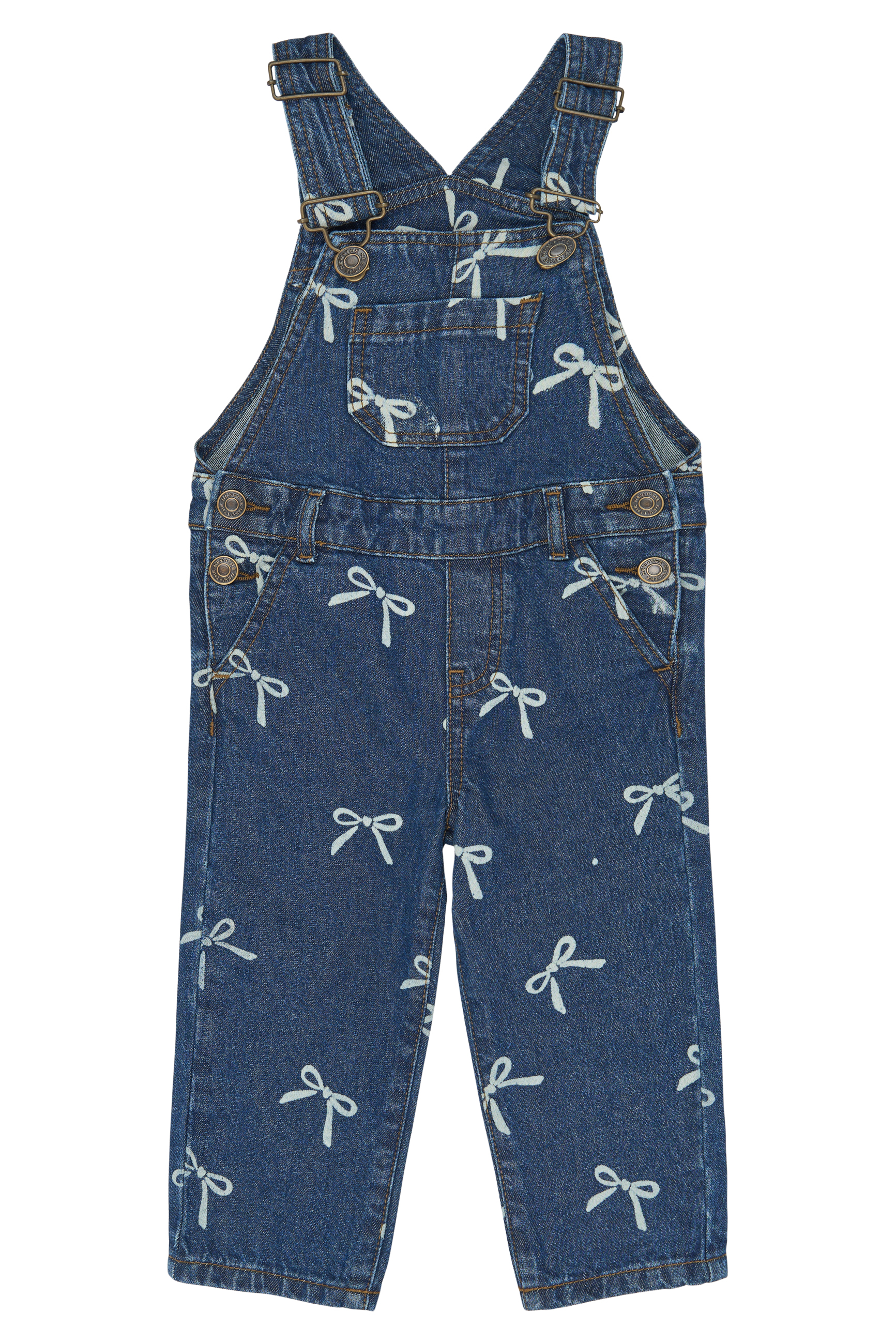 TNSTVinaya Denim Dungarees Medium Blue Denim AOP
