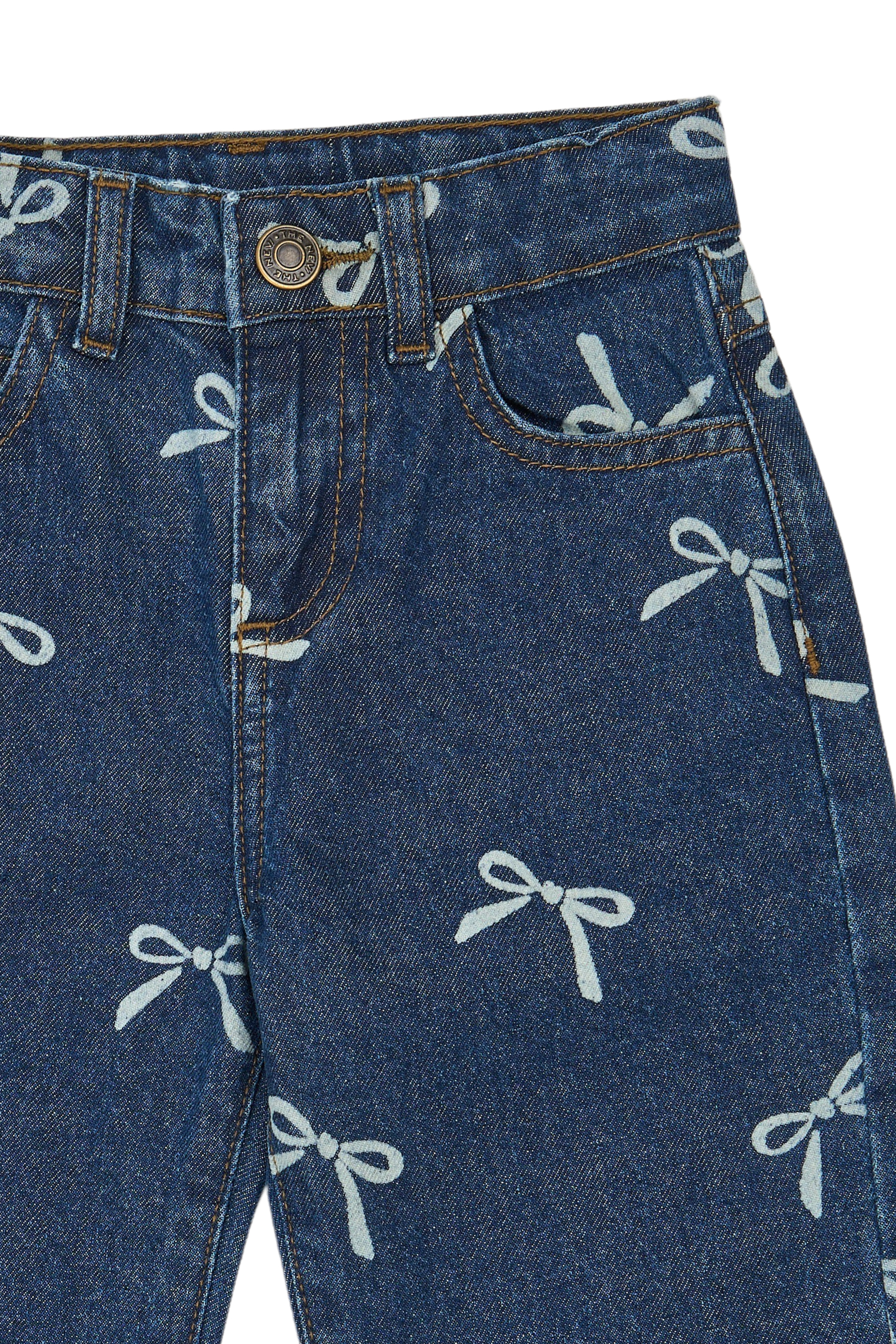 TNSTVinaya Regular Fit Jeans Medium Blue Denim AOP - 3