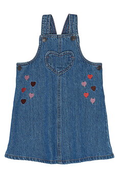 TNSTValora SL Denim Dress Light Blue Denim EMB