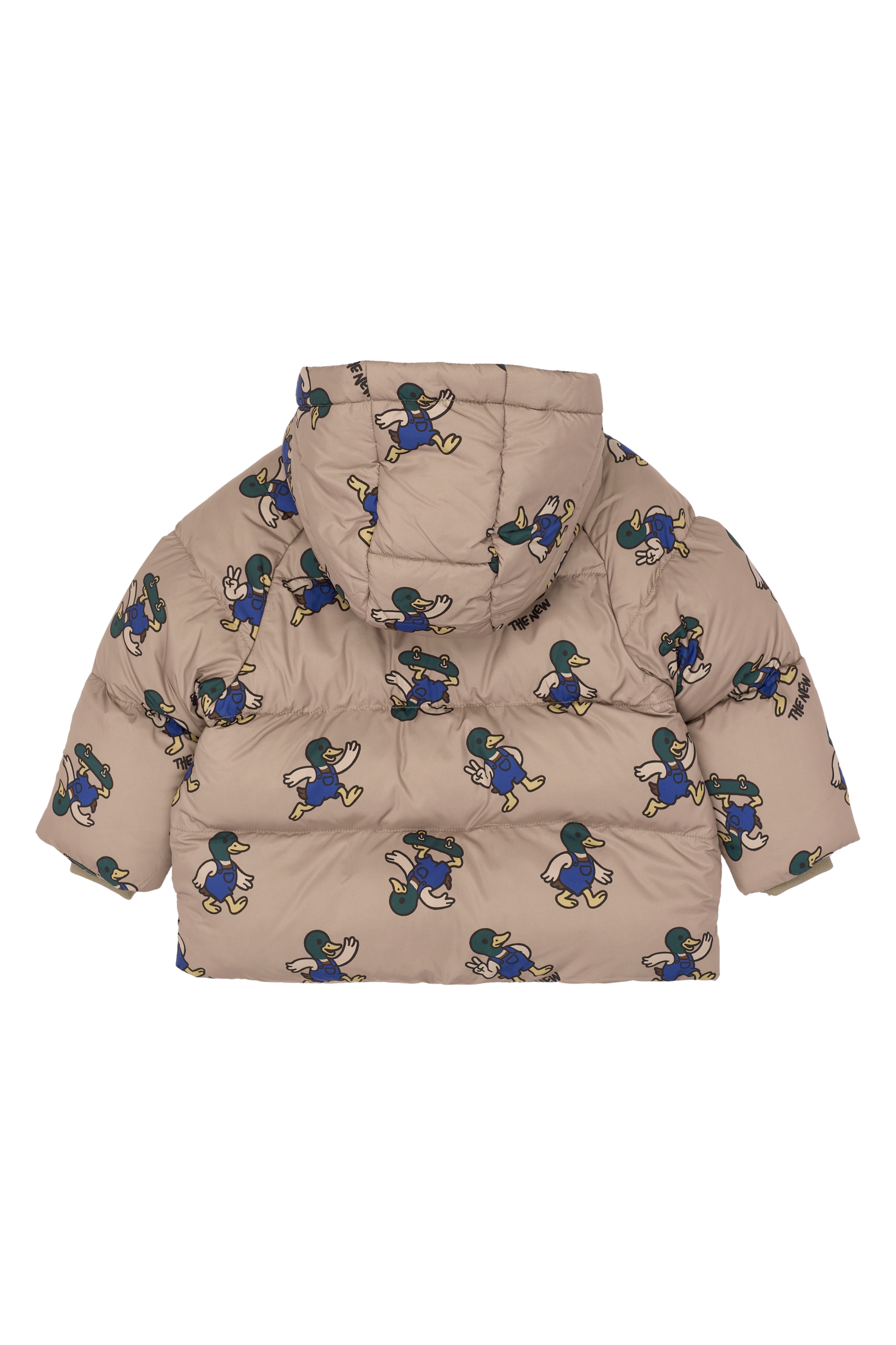 TNSTUwe Puffer Jacket Taupe Gray AOP TN - 2