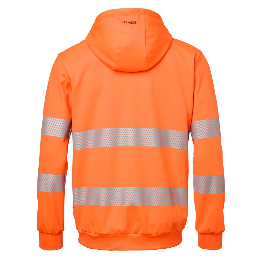 Sweatshirt med zip, varsel klass 3. Top Swede.  - 2