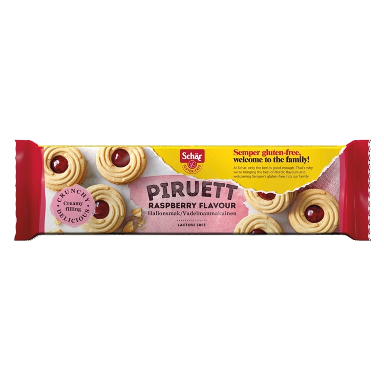 Keksi Schär Piruettivadelmatäyte gluteen