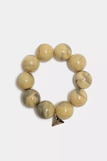 Bow 19 -Bold Pearl Bracelet Yellow