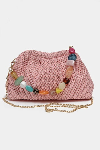 Bow 19 -Loelle Bead Bag Rosa