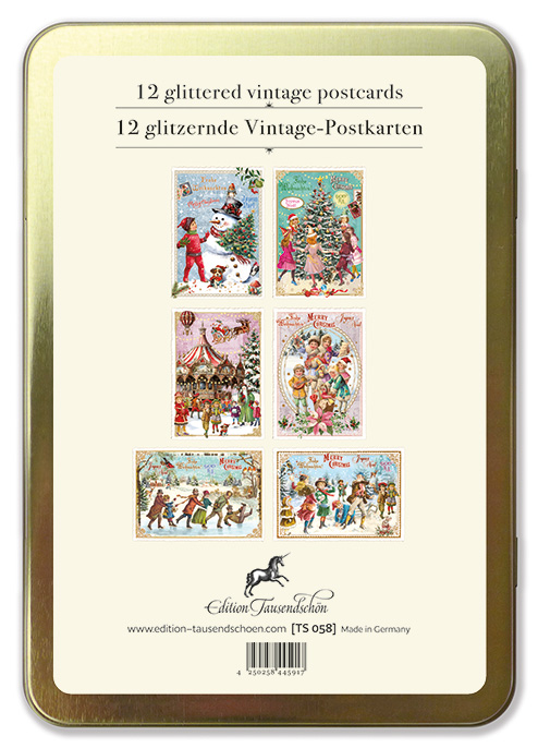 Merry Christmas, Postcards in Metallbox - 2
