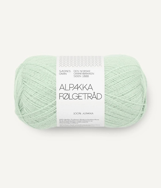 7911 mint green alpakka följetråd sandnes garn 