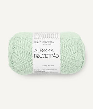 7911 mint green alpakka följetråd sandnes garn 