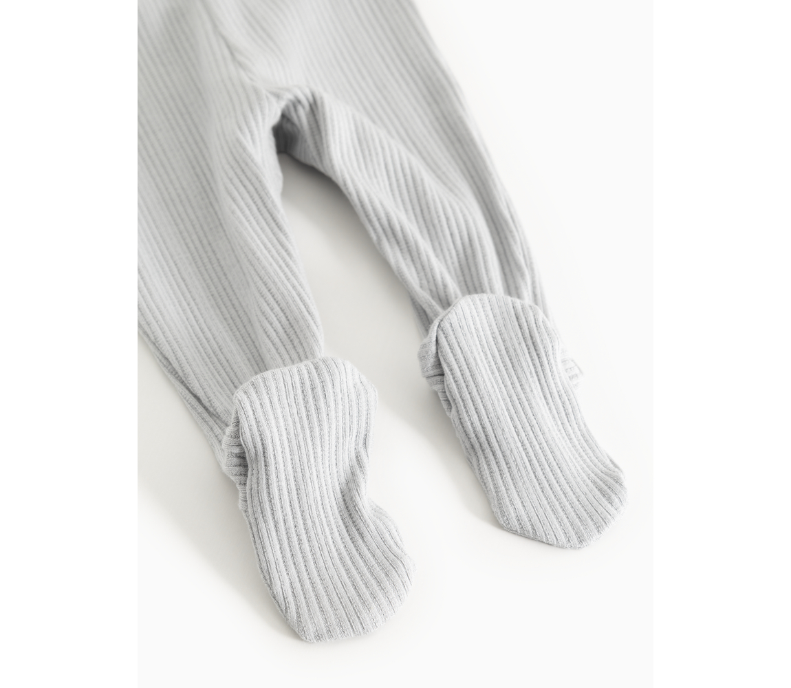 Pixa Blue Haze Modal Pointelle Rib - 4