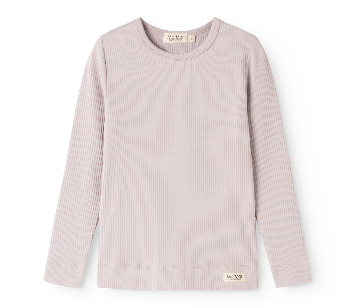 Plain Tee LS Cloud Gray Modal