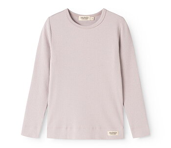 Plain Tee LS Cloud Gray Modal