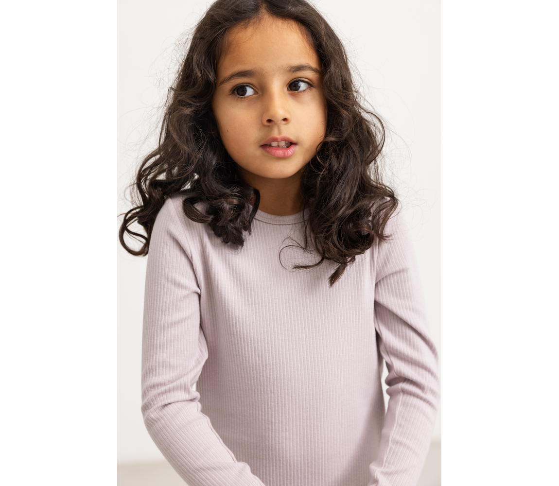 Plain Tee LS Cloud Gray Modal - 6