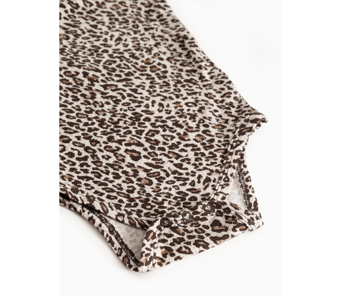 Leo Body LS Dark Brown Leo Leopard - 4
