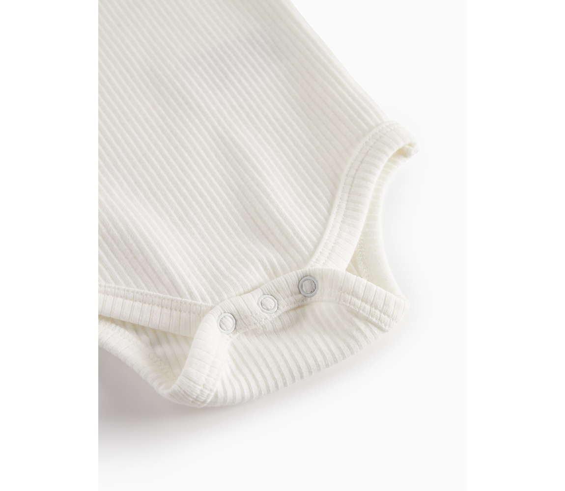 Body LS Gentle White Modal - 4