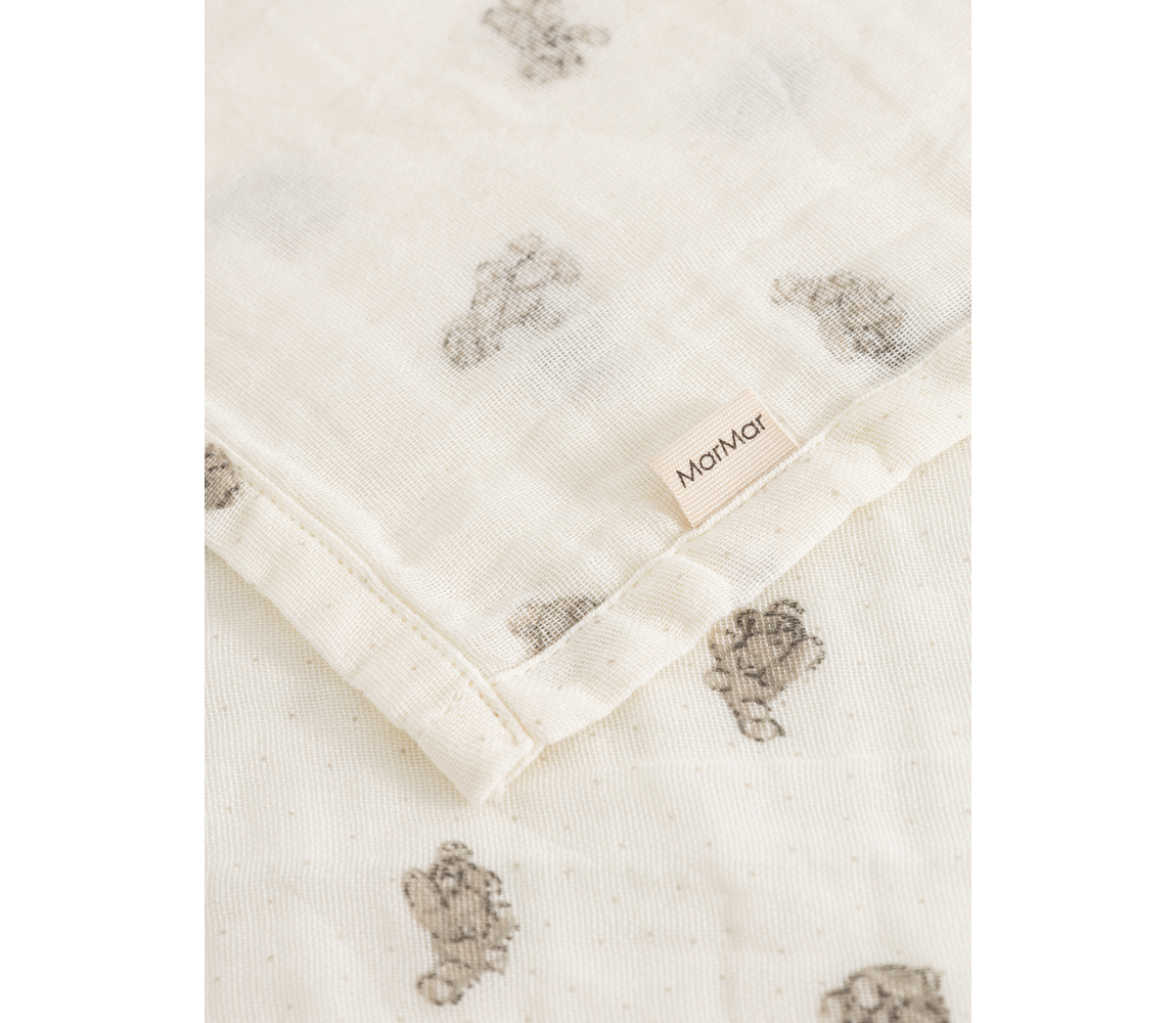 Ada (2-pack) Teddybears Bonded Muslin Print - 4