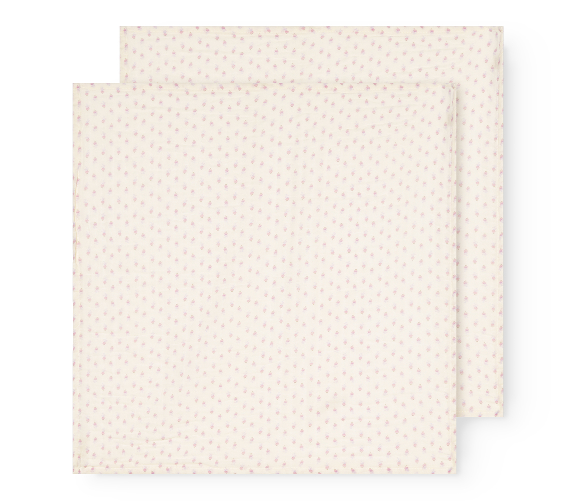Ada (2-pack) Mini Bloom Bonded Muslin Print