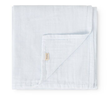 Swaddle Light Blue Bonded Muslin