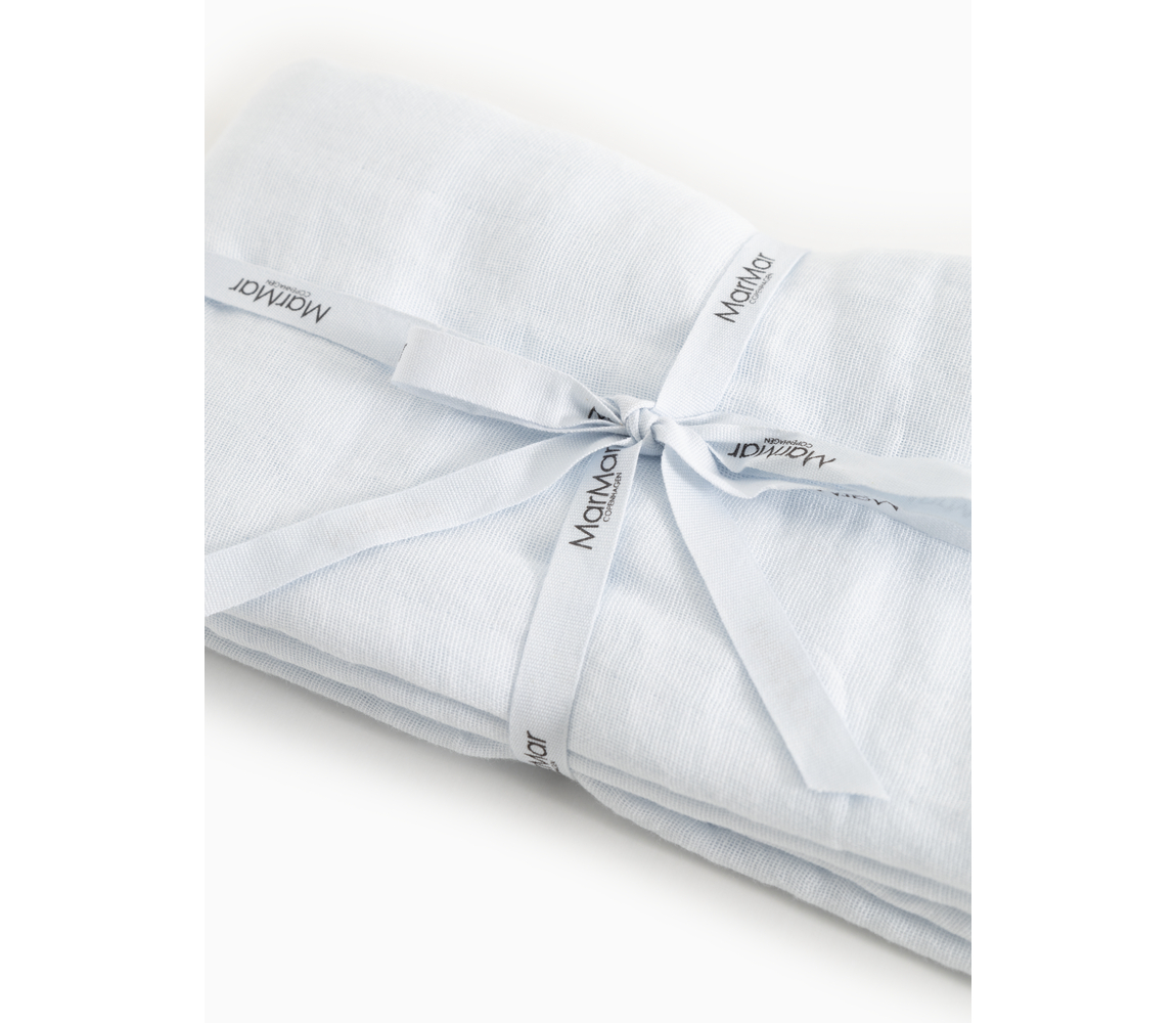 Swaddle Light Blue Bonded Muslin - 3