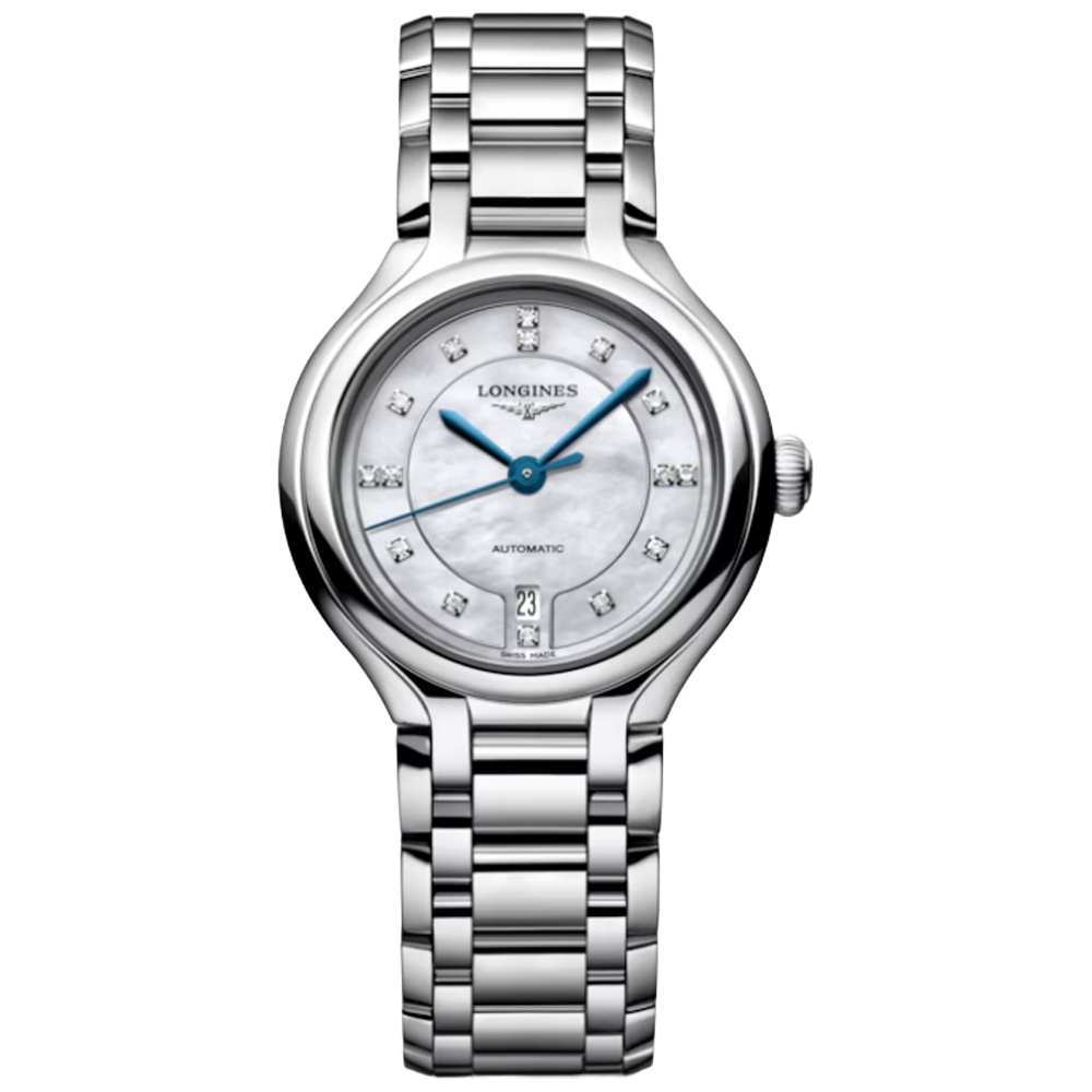 L8.123.4.87.6 Longines Primaluna pärlemor med diamant index 30