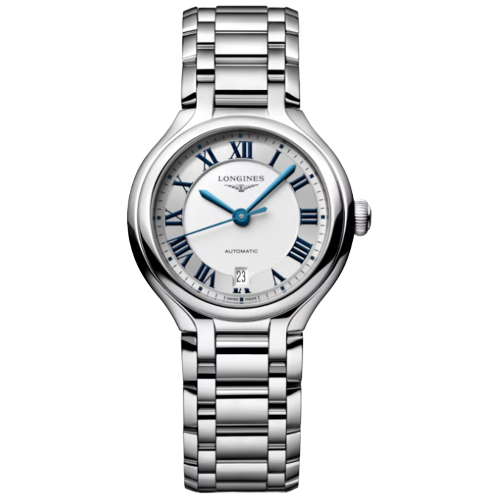 L8.123.4.71.6 Longines Primaluna 30 vit med romerksa siffror