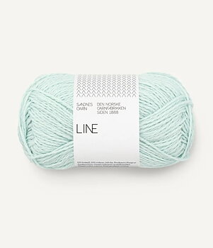 7911 mint green line sandnes garn bomull viscos lin