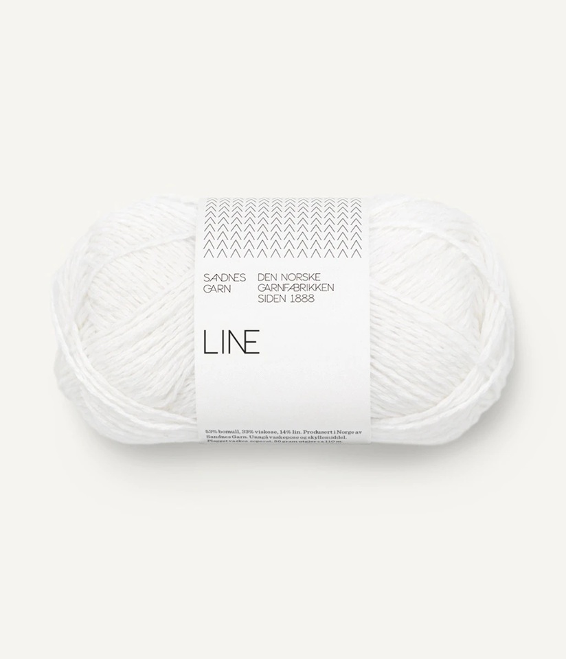 1001 vit line sandnes garn bomull lin viscos