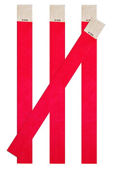 Entréband, festivalarmband, tyvek, otryckta, NEONROSA, 19 mm