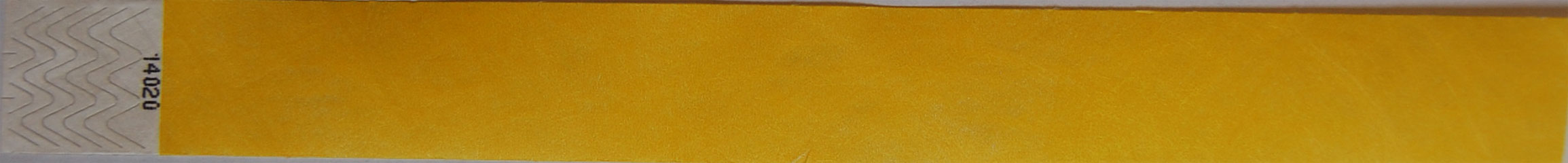Entréband, festivalarmband, tyvek, otryckta, NEONGUL, 19 mm