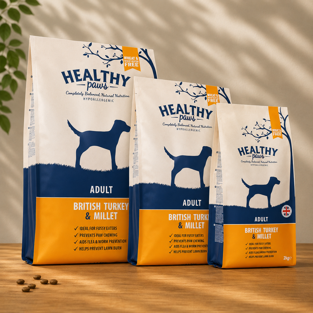 HEALTHY PAWS Kalkon & Hirs