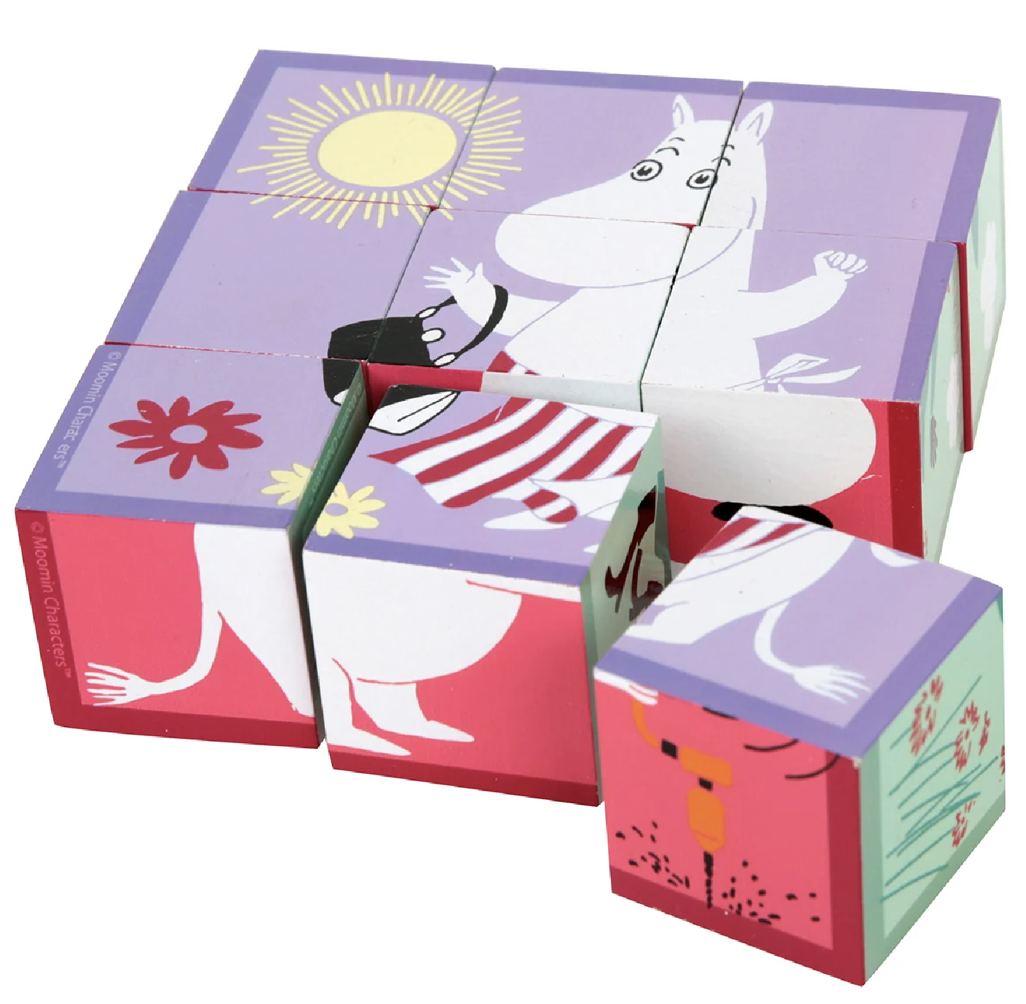 Mumin Kubpussel 9 Bitar - 2