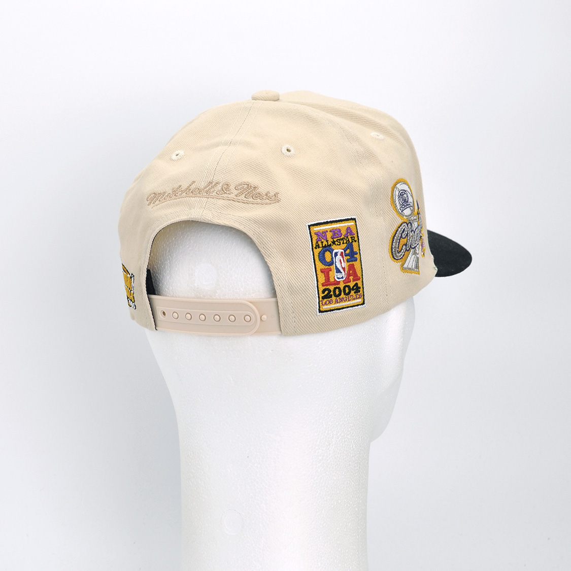 Mitchell & Ness - LA Script 2.0 Pro Crown LA Lakers Black/Sand - 3