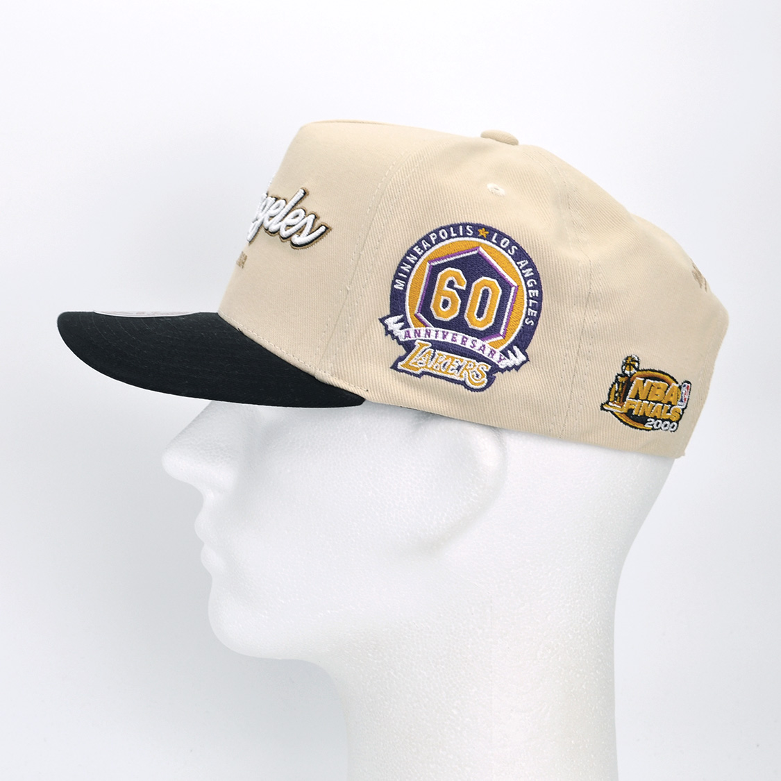 Mitchell & Ness - LA Script 2.0 Pro Crown LA Lakers Black/Sand - 2