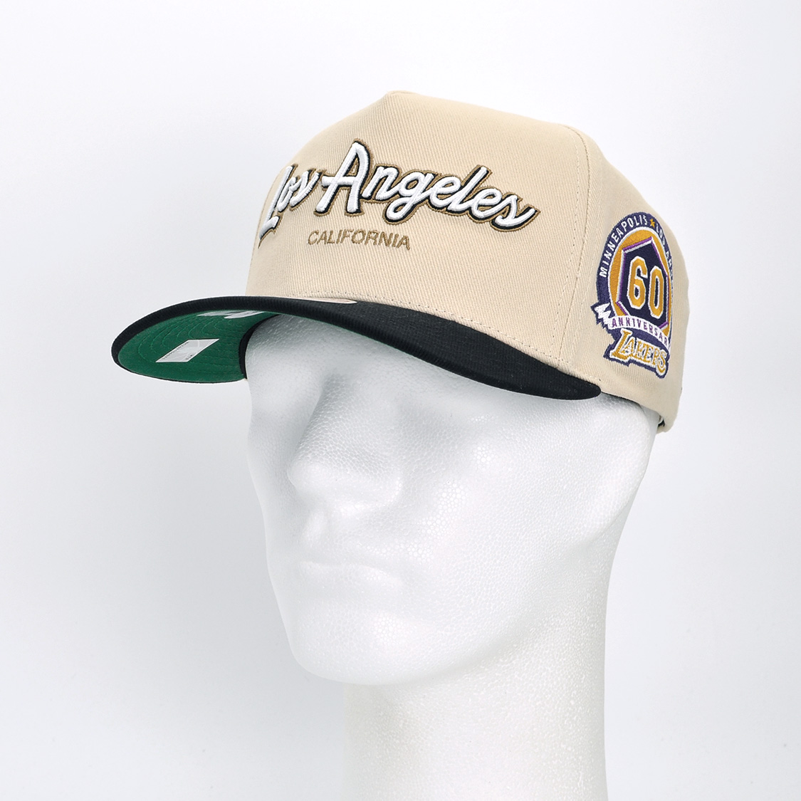 Mitchell & Ness - LA Script 2.0 Pro Crown LA Lakers Black/Sand
