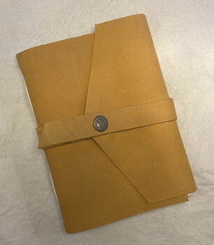 Läderjournal med linjerade & olinjerade Sidor – Handgjord Resedagbok i Premiumläder – Vintage Design - R K Handicrafts Craft Junky